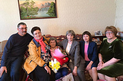 Труженица тыла Галина Комарова из Увата отмечает 90-летний юбилей